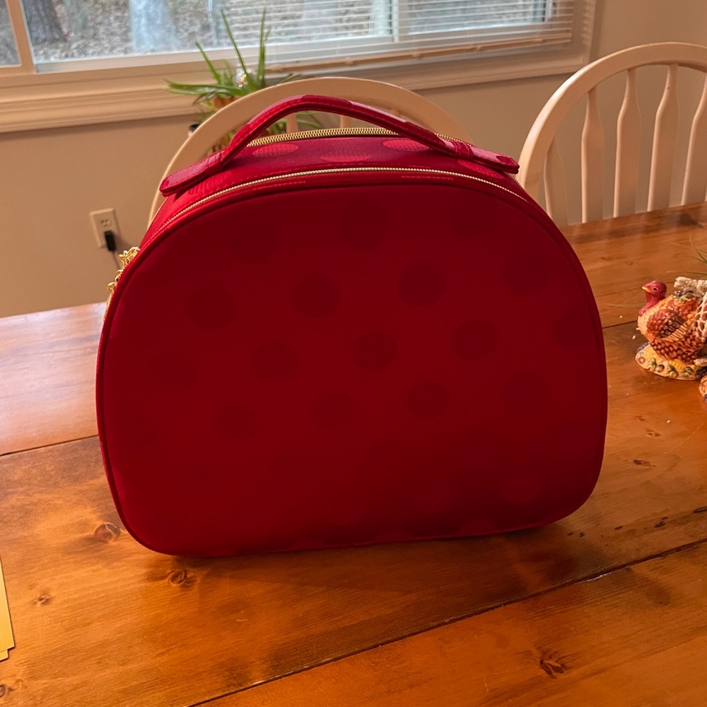 Estée Lauder holiday 2025 train case make up bag